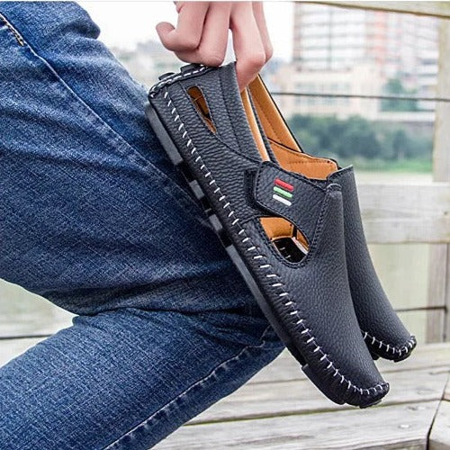 Pohodlné slip-on volnočasové boty pro muže – lehké a prodyšné – Matteo