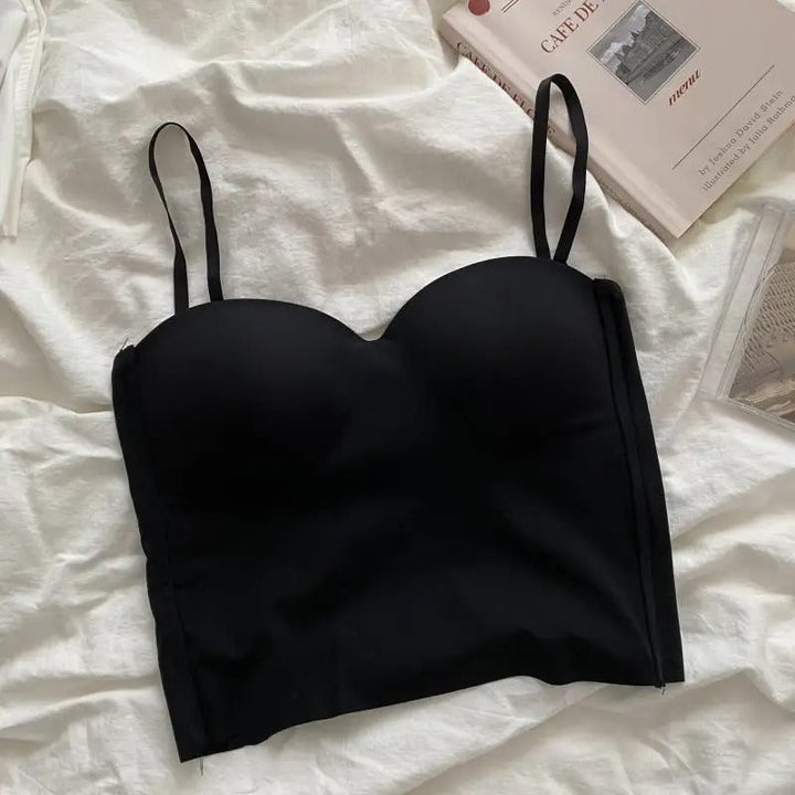 Sada 4 lehkých topů s vestavěnou bandeau podprsenkou - Tiana
