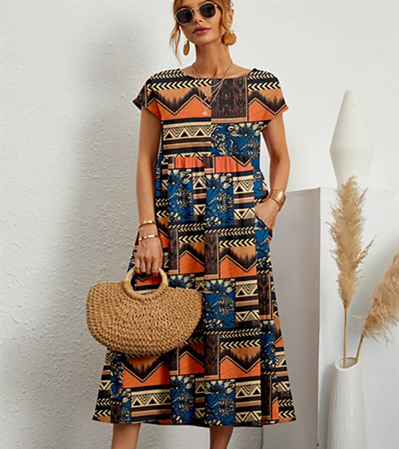 Vzdušné bavlněné šaty – Isadora