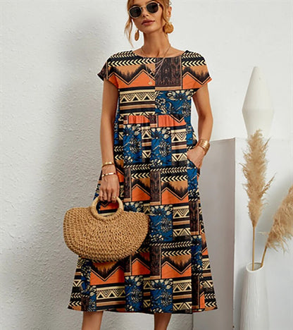 Vzdušné bavlněné šaty – Isadora