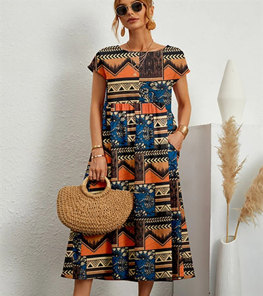 Vzdušné bavlněné šaty – Isadora