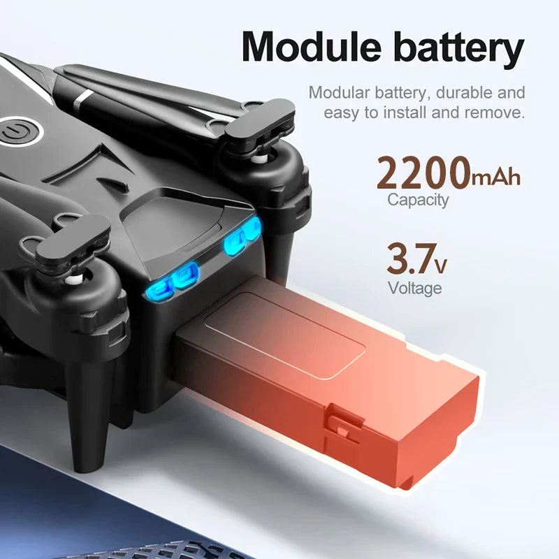 Modulare Drohnenbatterie, 2200mAh, 3.7V, langlebig, einfach zu installieren und entfernen.