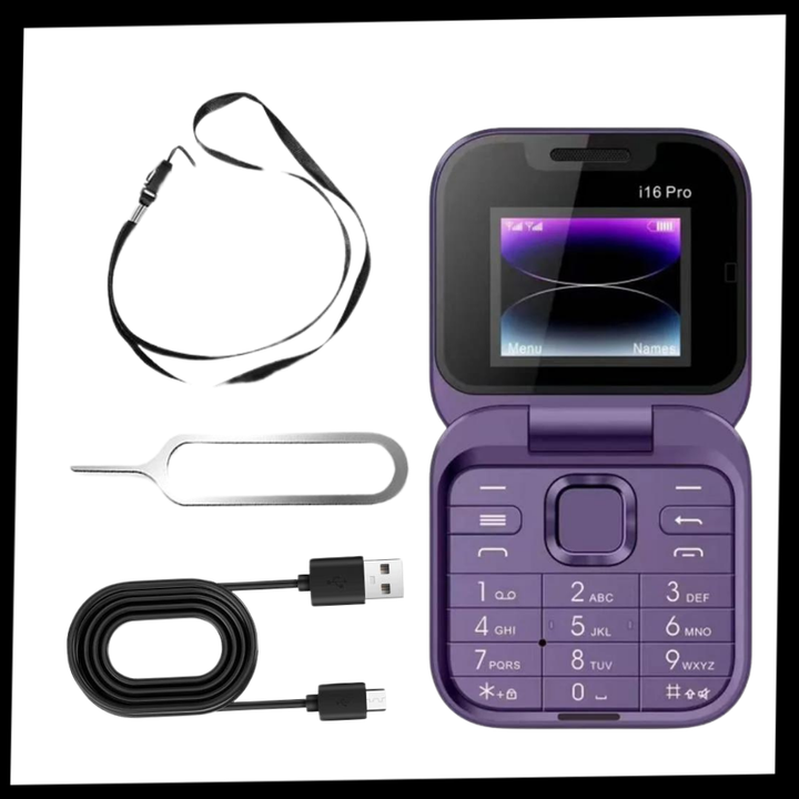 Kompaktní skládací telefon se dvěma SIM – FlexFold