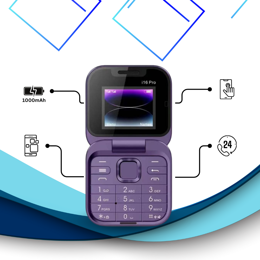 Kompaktní skládací telefon se dvěma SIM – FlexFold