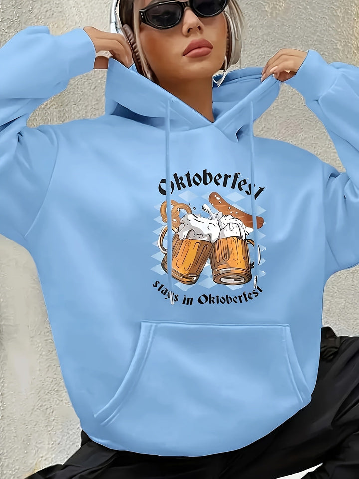 Stylový dámský hoodie – Clara Oktoberfest 2025