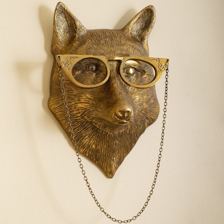 Hravá dekorace na zeď ve tvaru zvířecí hlavy - WallCritters