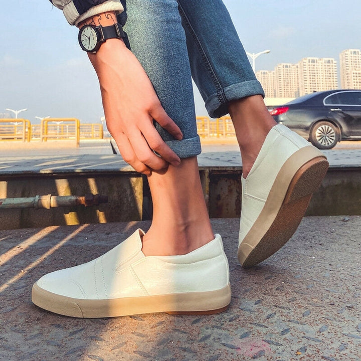 Pánské slip-on kožené tenisky – Jonas