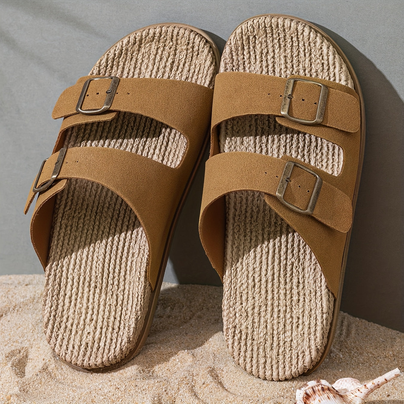 Stylové pánské letní pantofle s nastavitelnými pásky - GripStep