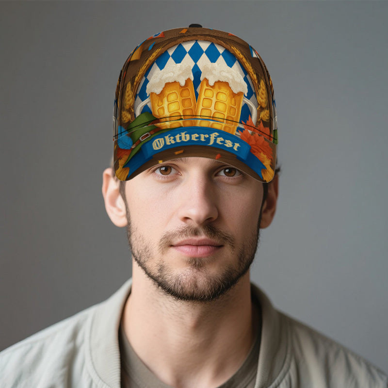 Snapback kšiltovka – Ölkrustryck Oktoberfest 2025