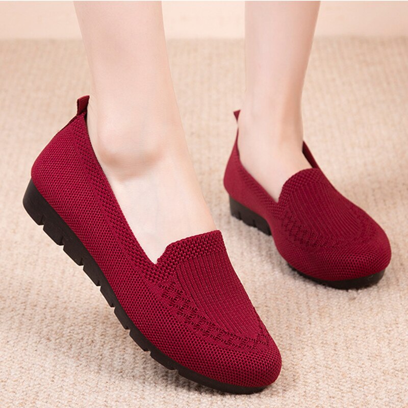 Pohodlné a ventilované dámské slip-on na podzim s podporou klenby - Leona