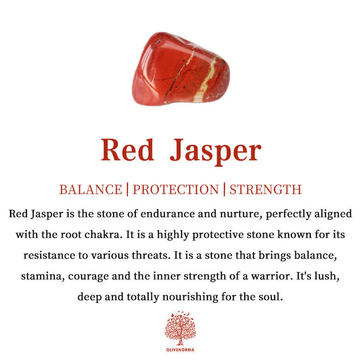 Roter Jaspis Edelstein, poliert, Schutzstein, Balance, Stärke, Chakra-Heilung, spirituell.