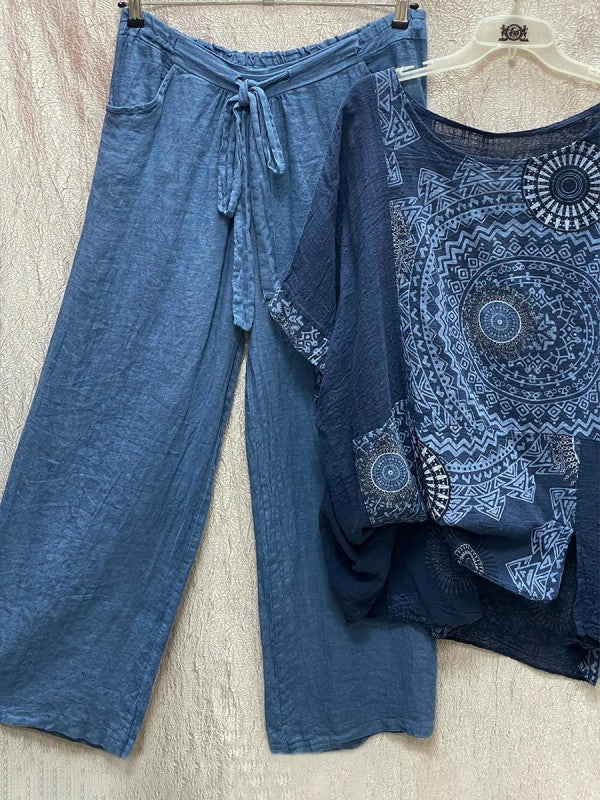 Vzdušný dvoudílný dámský letní outfit - Yara