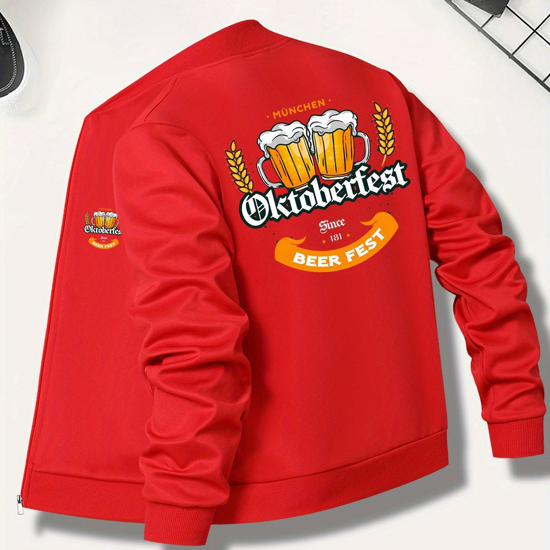 Pánská bomber bunda s potiskem piva Oktoberfest – Georg Oktoberfest 2025