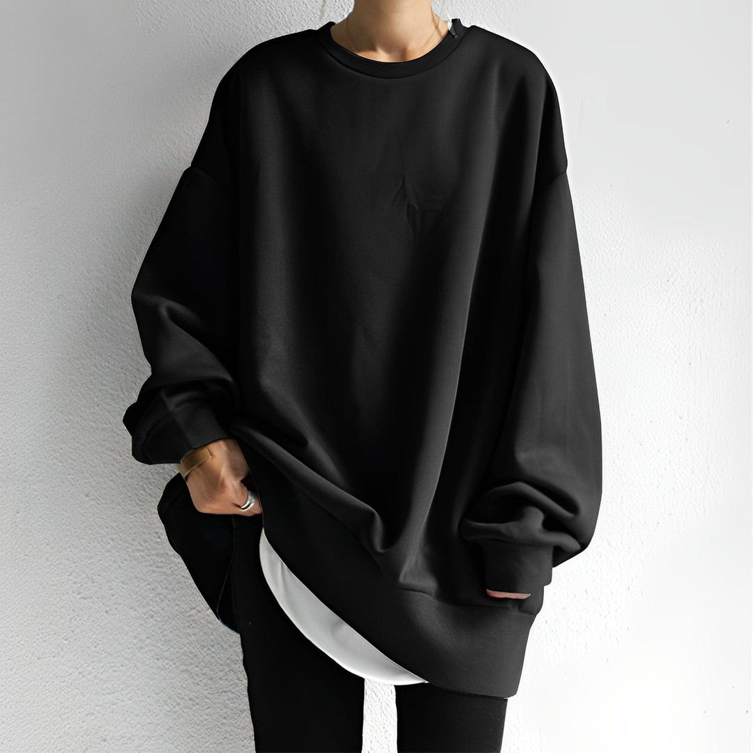 Přes oversized designerový svetr – Jamila podzimní edice