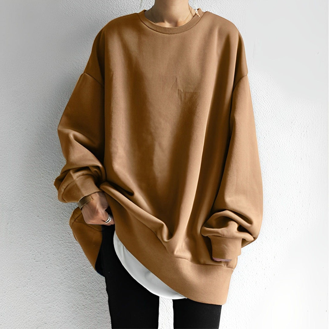 Přes oversized designerový svetr – Jamila podzimní edice