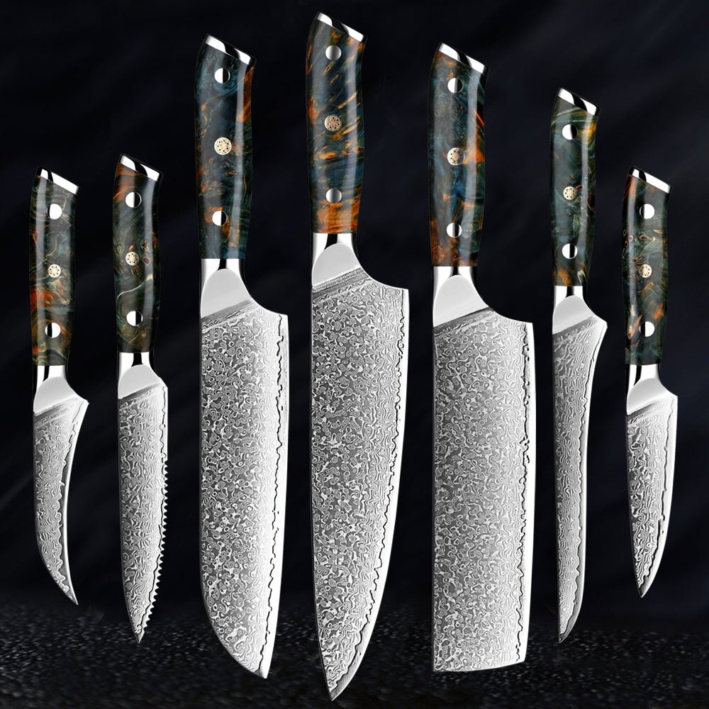 Japonská damašková sada nožů – KairoBlade