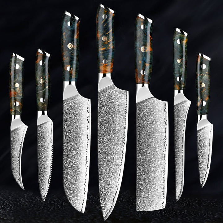 Japonská damašková sada nožů – KairoBlade