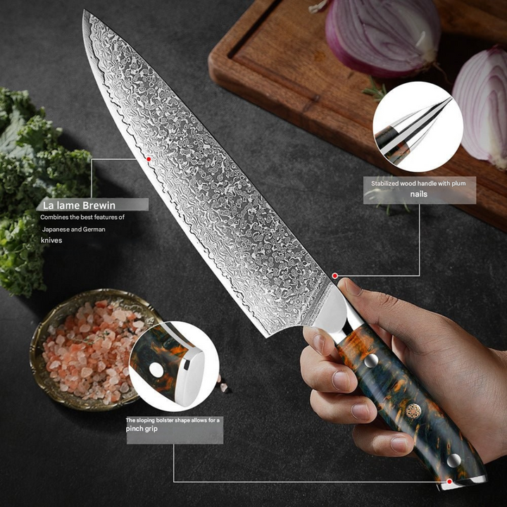 Japonská damašková sada nožů – KairoBlade
