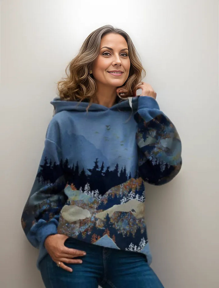 Trendový Harajuku-hoodie s městským nádechem - Zayla