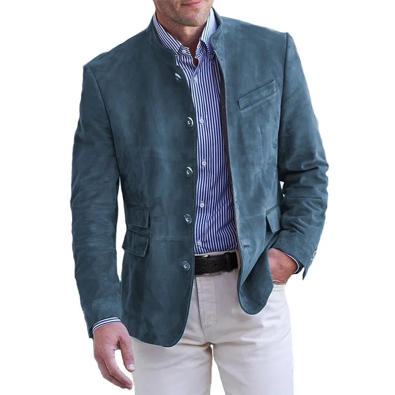 Podzimní klasická button-down bunda pro muže – Magnus