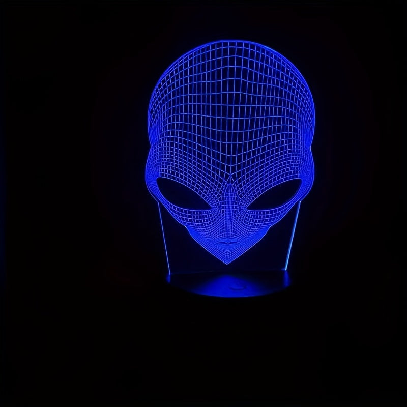 3D mimozemská LED stolní lampa se 7 barvami - Lunaris