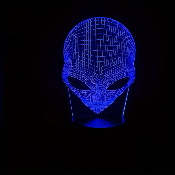 3D mimozemská LED stolní lampa se 7 barvami - Lunaris