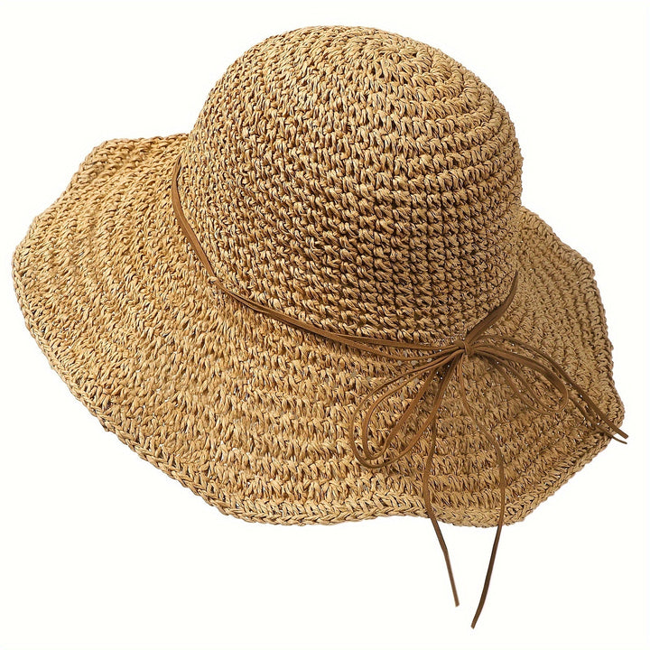 Uháčkovaný boho klobouk z trávy na letní cestování – Elouan
