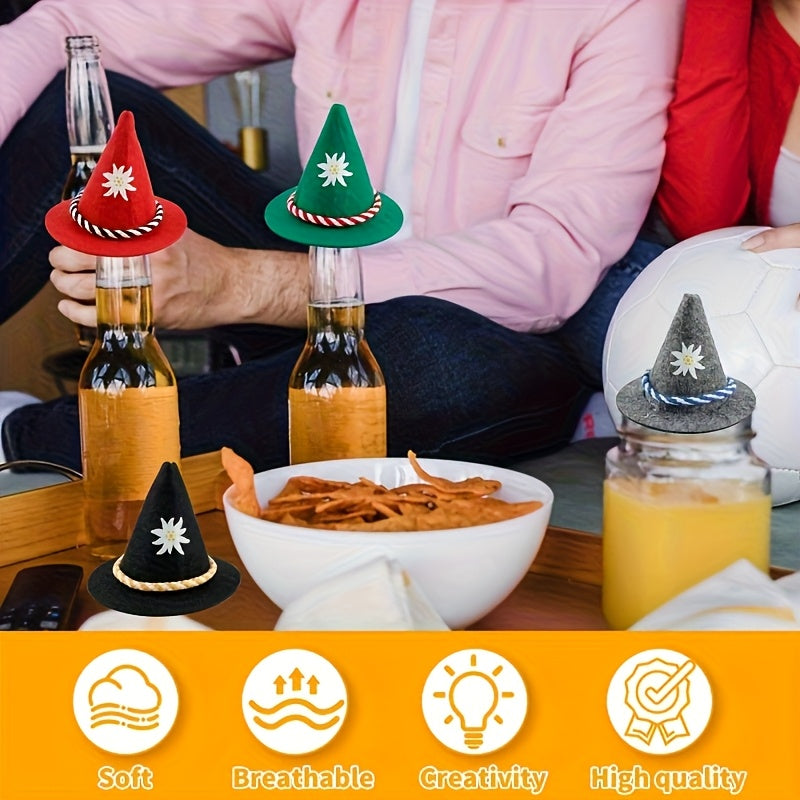 Oktoberfest mini dekorace na lahve, 2 sady (každá obsahuje 8 kusů) – EdelweissHütl Oktoberfest 2026