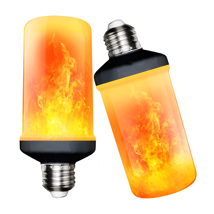 LED-Flammenlampe E27, realistische Flammeneffekte, energiesparend, warmes Licht