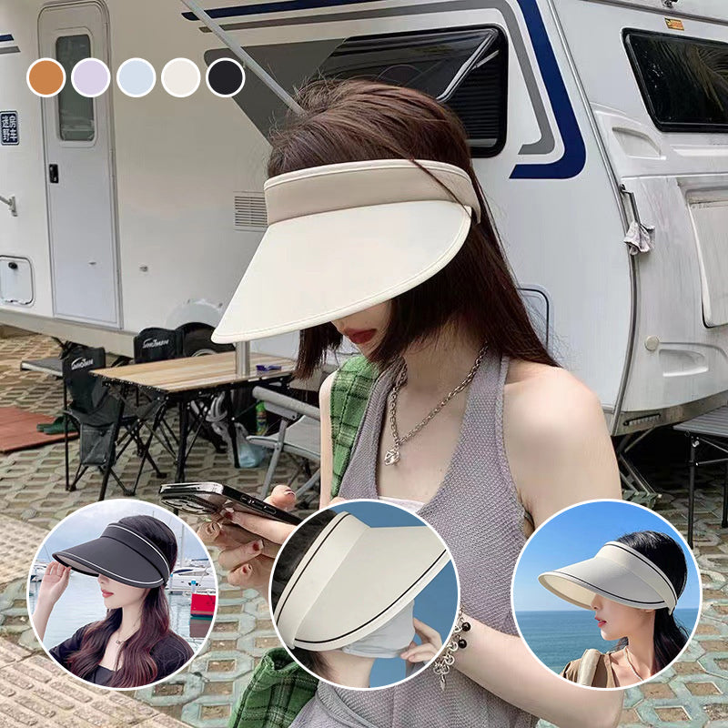 Trendy klobouk s rolovaným lemem a extra ochranou – FoldSun Pro