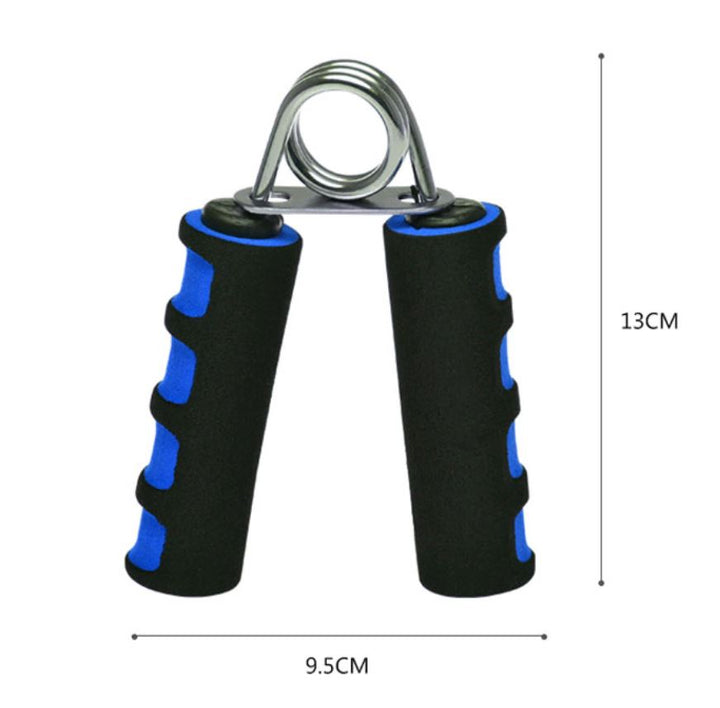 Schwarz-blauer Schaumstoff-Handtrainer, 13cm, Fitnessgerät für Handkrafttraining.