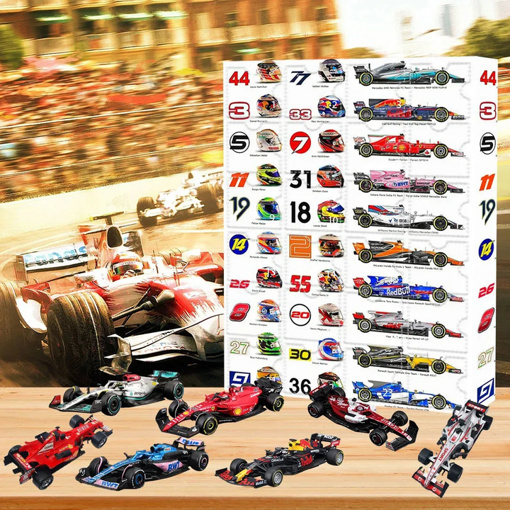 Adventní kalendář Formule 1 se sběratelskými předměty – Pro opravdové fanoušky motorsportu