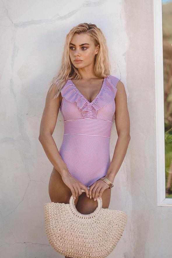 Retro plavky s potiskem - Julia