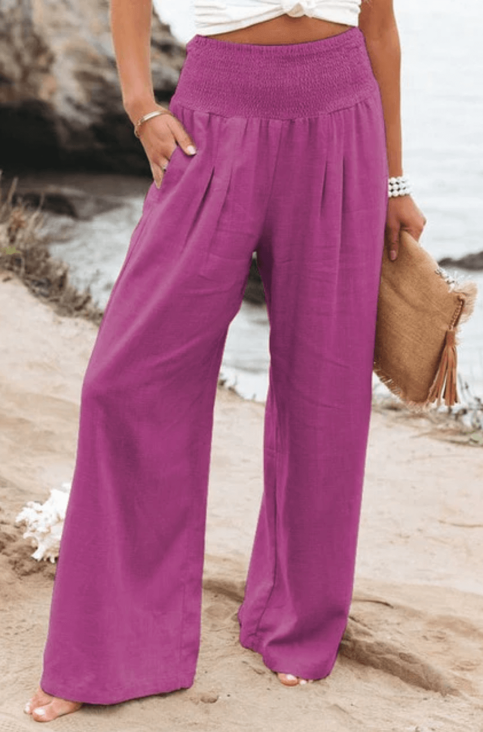 Elegantní Palazzo-buxy s boho pocitem – Yasmin