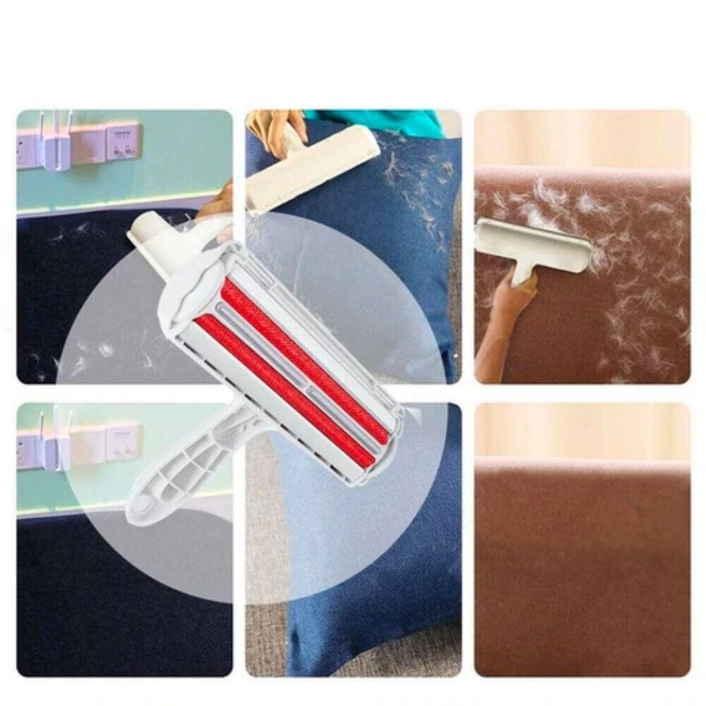 Fusselrolle Tierhaare Entferner, weiß, für Sofa und Kleidung, wiederverwendbar, effizient.