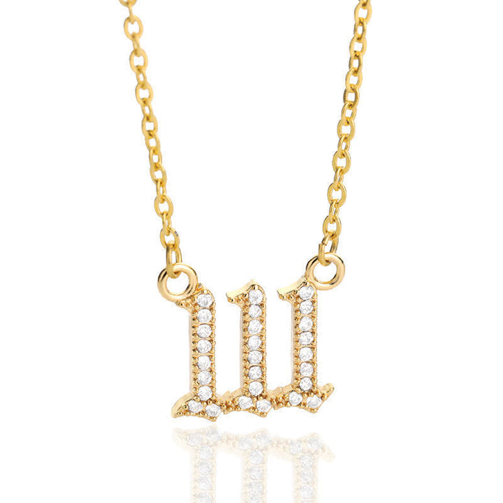 Goldene Halskette mit funkelndem Skorpion-Sternzeichen-Anhänger, Zirkonia-Steine, Damen-Schmuck