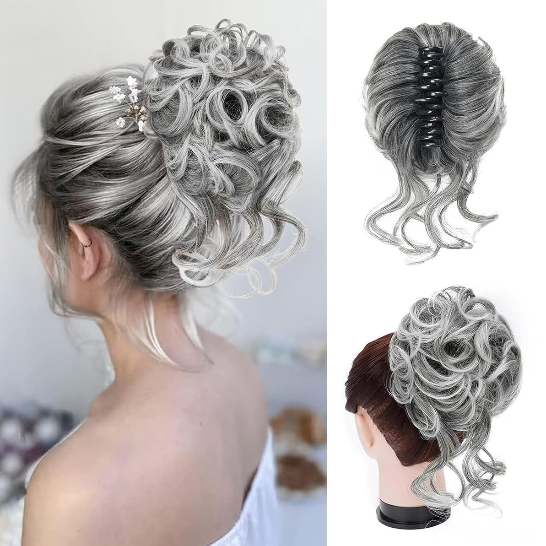 Spona s prodloužením vlasů pro zvlněnou uzlovou techniku – CurlClip