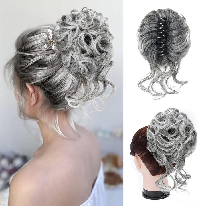 Spona s prodloužením vlasů pro zvlněnou uzlovou techniku – CurlClip