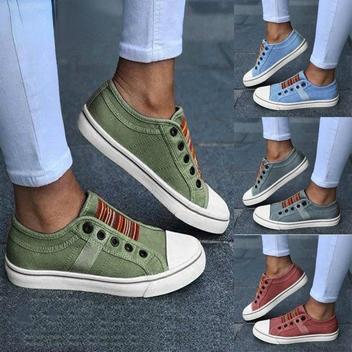 Vielseitige Damen-Sneaker in verschiedenen Farben, lässig, bequem, modisch.