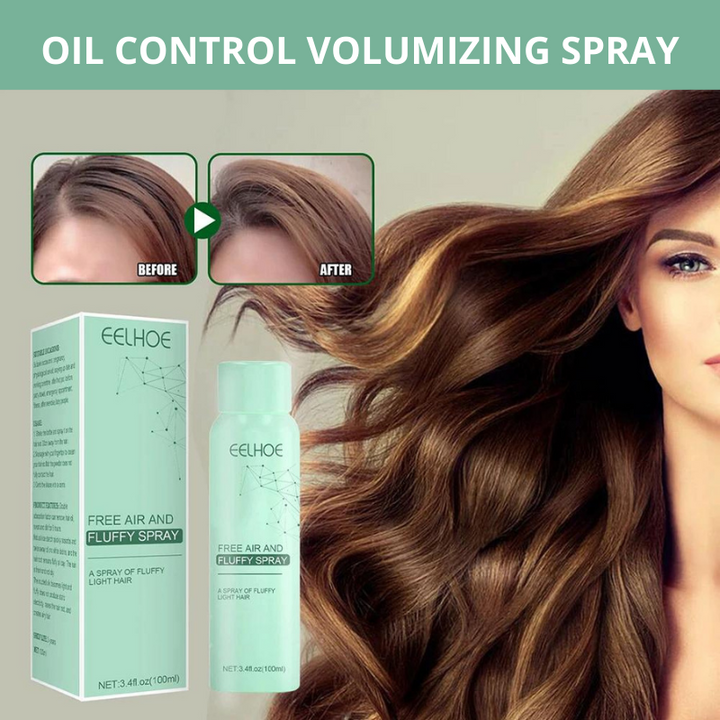 Haarvolumen-Spray Eelhoe, Öl-Kontrolle, 100ml, für volles, glänzendes Haar, Vorher-Nachher-Effekt.