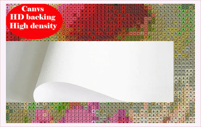 Weiße Leinwandrolle mit HD-Rückseite, hohe Dichte, ideal für Kunstprojekte und Drucke.