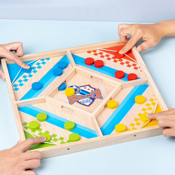 Holzspielzeug Tischspiel, bunt, Geschicklichkeitsspiel, für Kinder, Hand-Auge-Koordination.