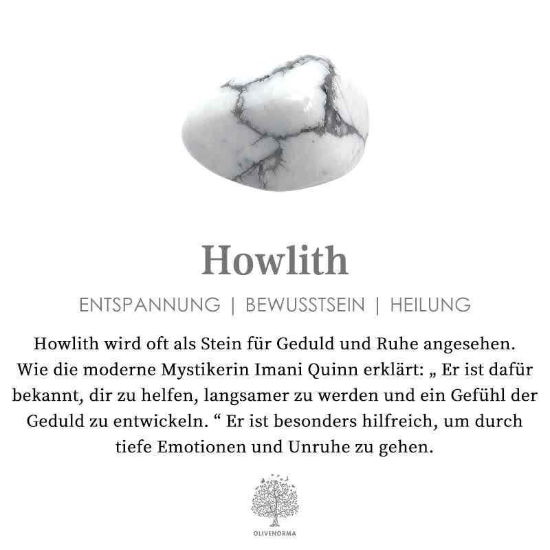 Weiße Howlith-Kristallkugel, beruhigend, Heilstein, Entspannung, Bewusstsein, Heilung.