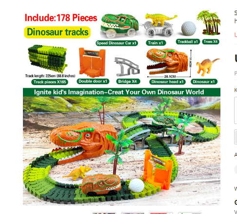 Vlakové herní set – DinoTrack