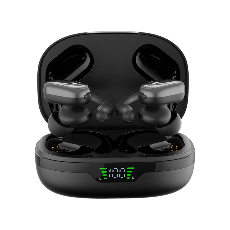Bluetooth 5.3 sportovní sluchátka s mikrofonem, LED pouzdro a 75 hodin přehrávání – 1+1 ZDARMA