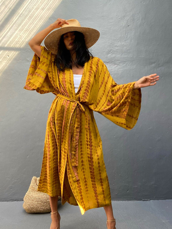 Věnované kimono s uvazováním – Leona