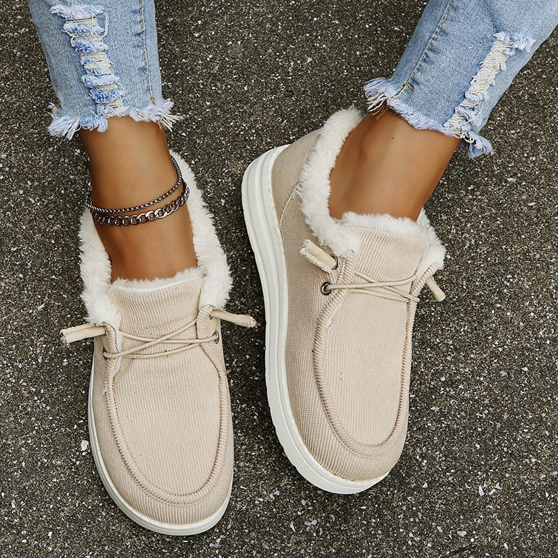 Dámské zimní boty Slip-On s plyšovou podšívkou – Maren