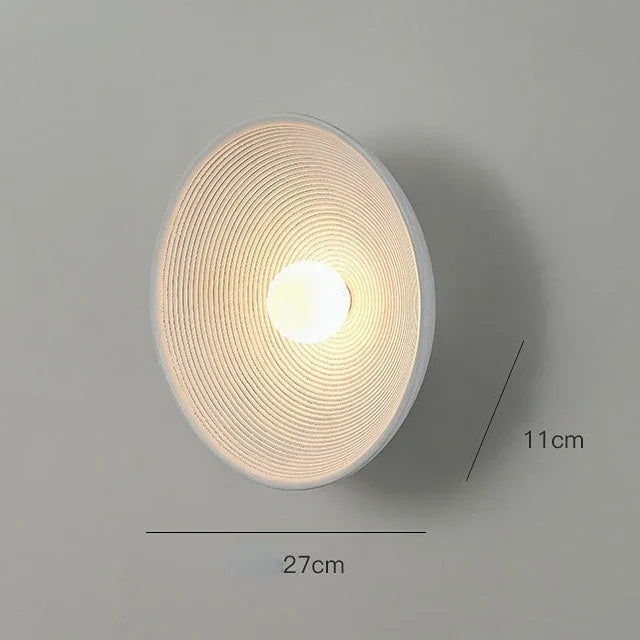 Japanische moderne Wandlampe, Vintage-Stil, Harz, Schlafzimmer, Wohnzimmer, Hintergrundbeleuchtung.