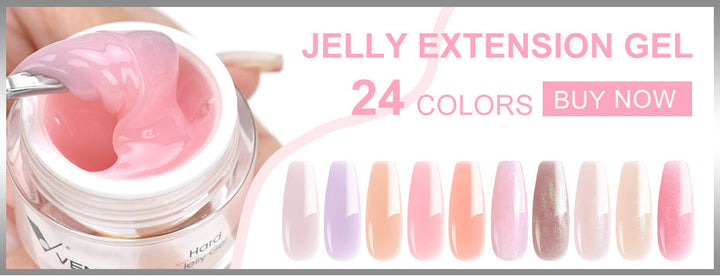 Nagelverlängerungsgel rosa, 24 Farben, Jelly-Textur, Maniküre, Nageldesign, kaufen.