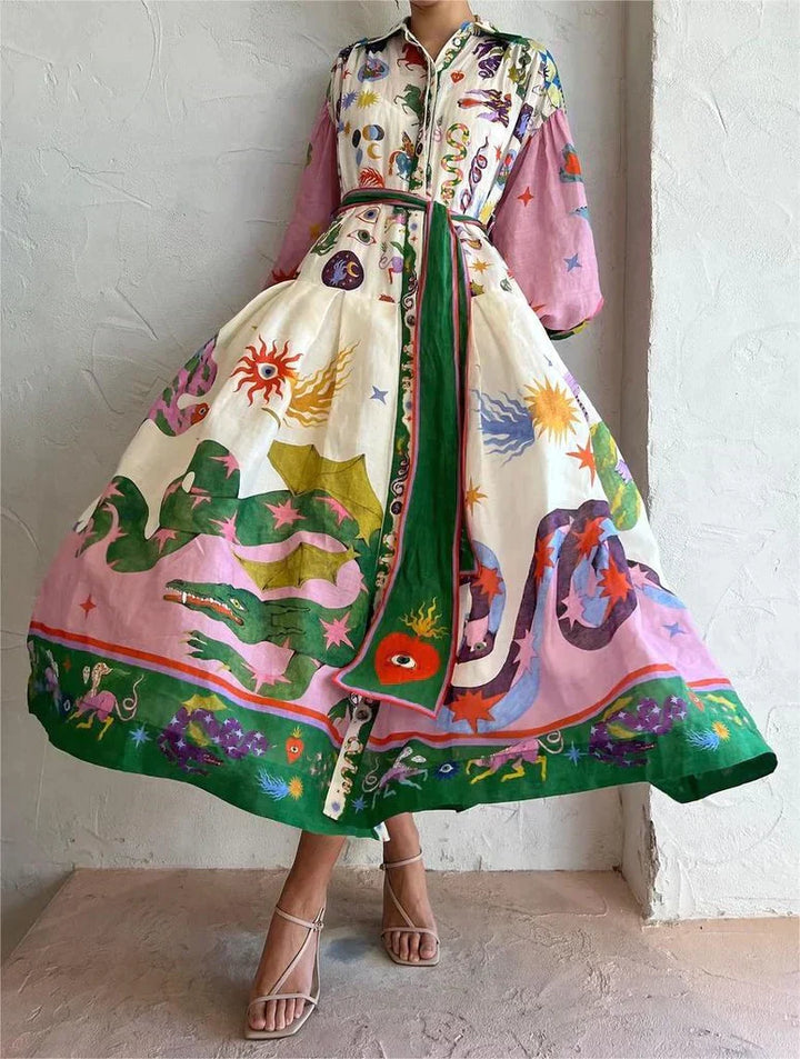 Elegantní italská maxisukně – Bianca Podzimní čarodějnictví